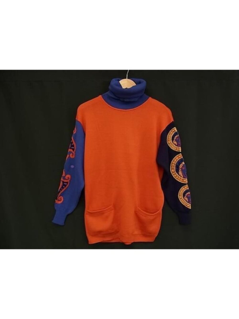 Versace Gianni Turtleneck Knit Sweater 0